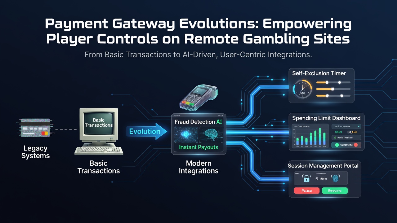 Secure digital wallet interface highlighting control settings for remote gambling users