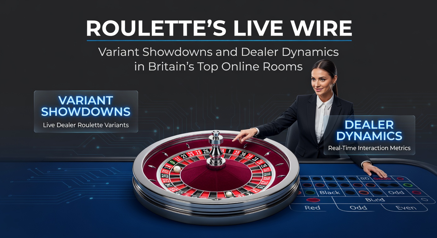 Dynamic live roulette table with dealer spinning the wheel amid flashing lights and player bets in a high-energy online casino session